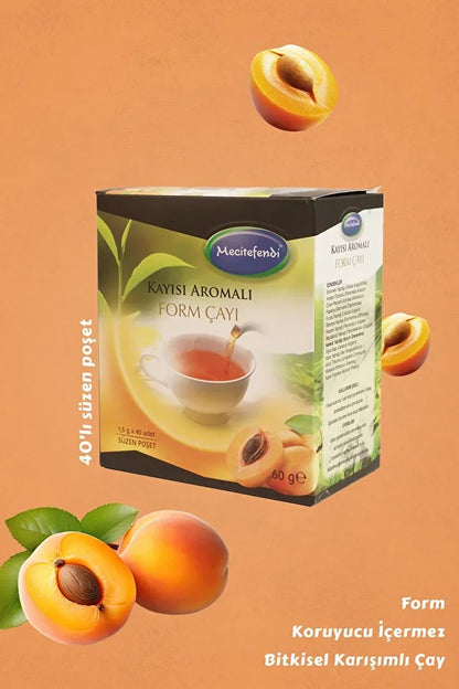 Kayısı Aromalı Form Çayı (Süzen Poşet 40'lı)