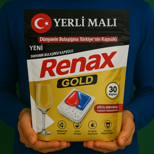 Renax Gold Bulaşık Makinesi Tableti 30 Kapsül