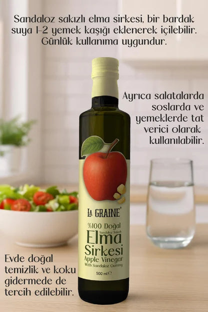 Sandaloz Sakızlı Elma Sirkesi 500 Ml