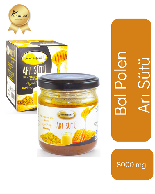 Mecitefendi Arı Sütü, Bal, Polenli Macun 8000 Mg