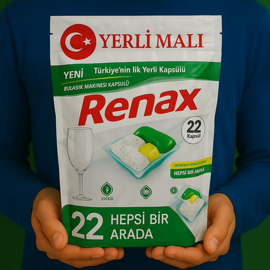 Renax Bulaşık Makinesi Tableti 22 Kapsül