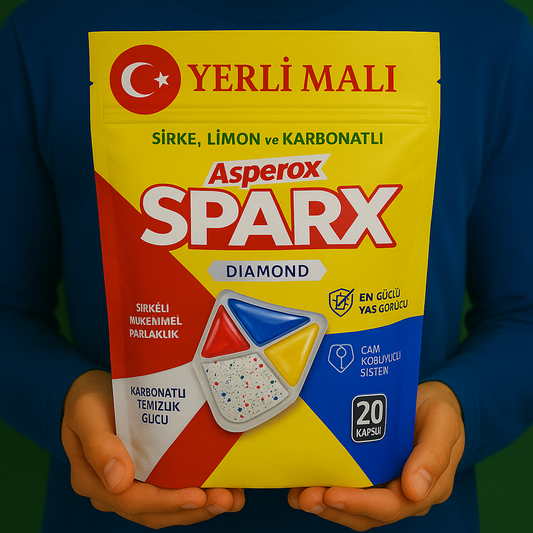 Asperox Sparx Bulaşık Makinesi Tableti 20 Kapsül