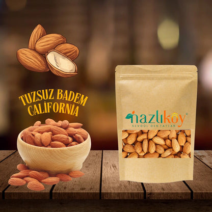 Tuzsuz Badem 500 Gr - Nazlikoy