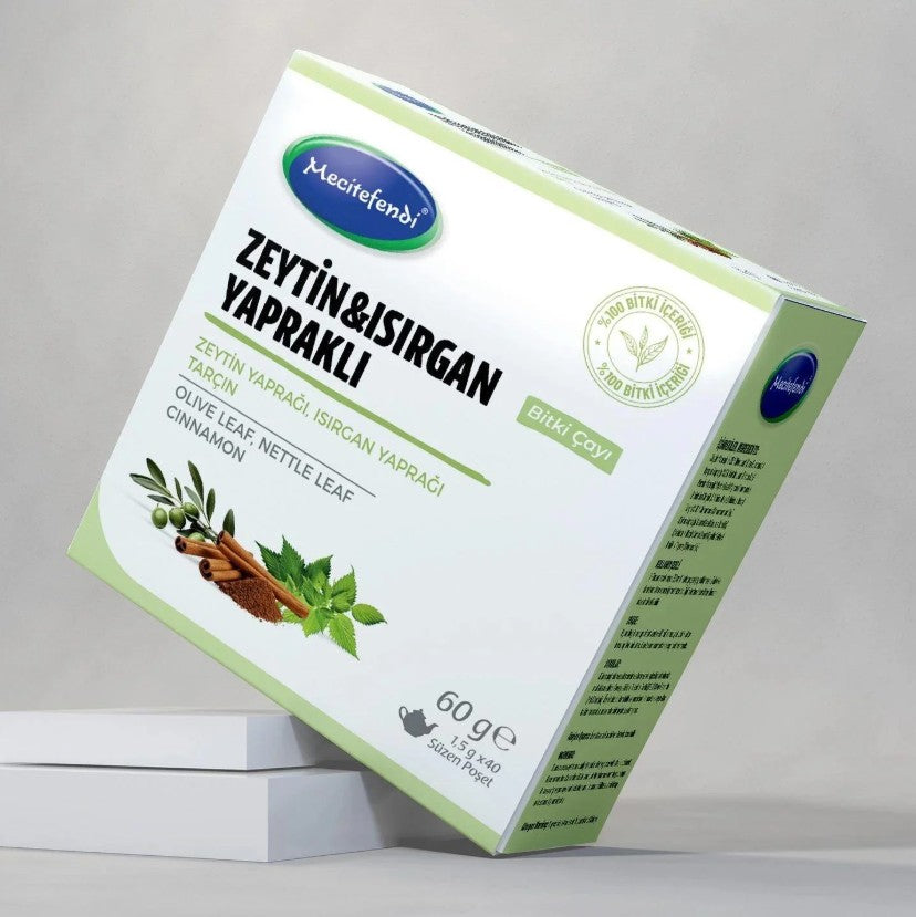 Zeytin ve Isırgan Yapraklı Bitki Çayı (Süzen Poşet 40'lı)