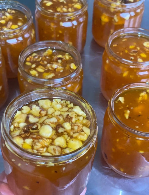 Cevizli Fındıklı Bal Kabağı Marmelatı ( 460 Gram )