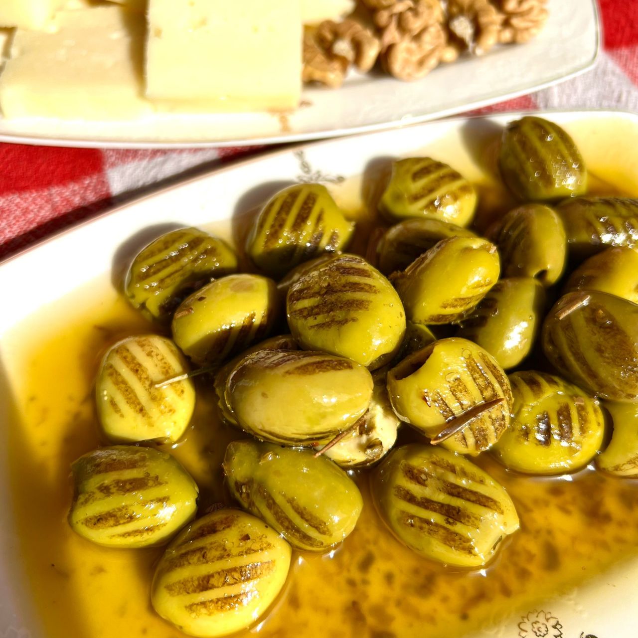 Yağlı Baharatlı Yeşil Izgara Zeytin ( 900Gr )